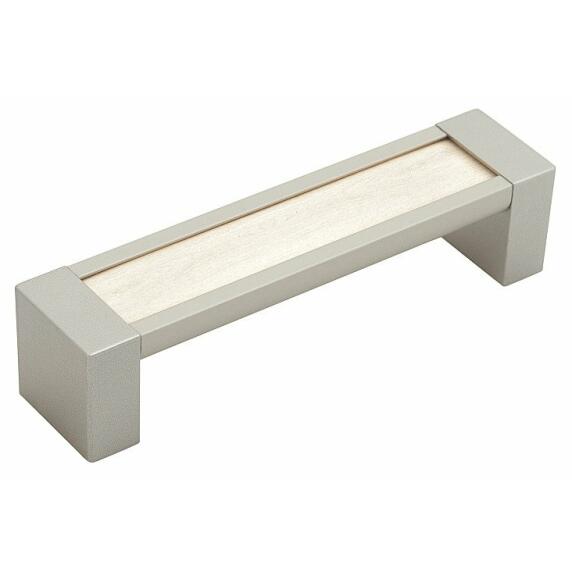 Ручка скоба мебельная С-31 96 мм Металлик/Nordic Oak