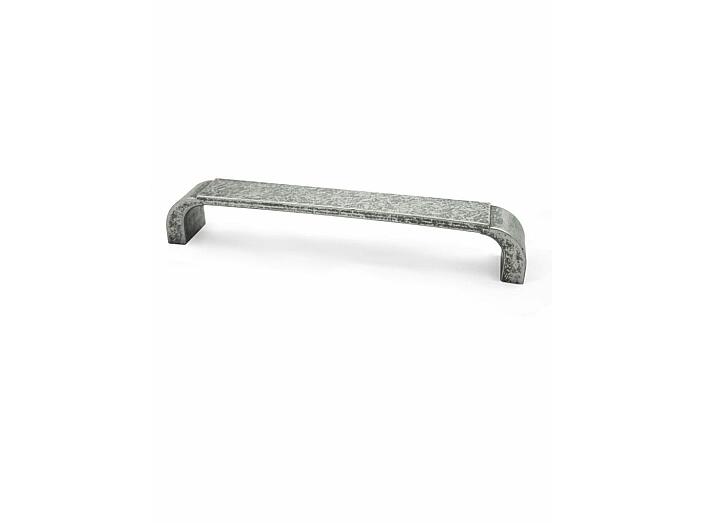 Ручка скоба мебельная С-47 160 мм Серебрянный Антик/Серый