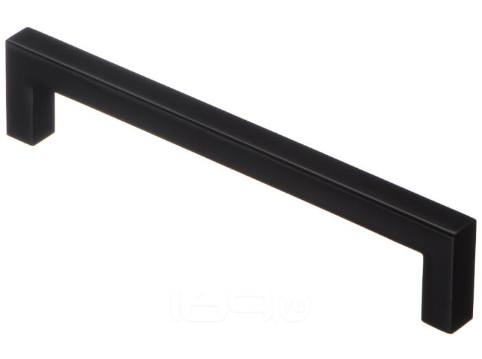 Ручка-скоба S-4115-128 BL, 128 мм, матовый чёрный