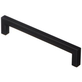 Ручка-скоба S-4115-128 BL, 128 мм, матовый чёрный