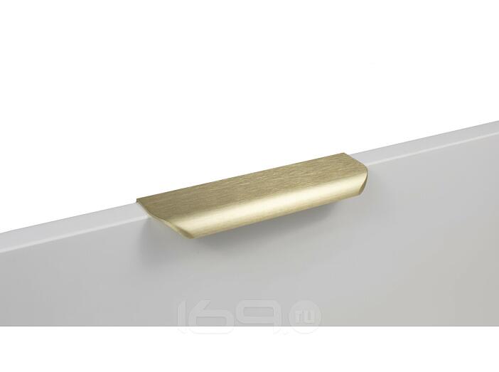 Мебельная ручка MONTE Брашированное сатиновое золото 128/150
