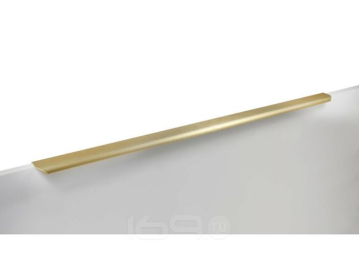 Мебельная ручка MONTE Брашированное сатиновое золото 800