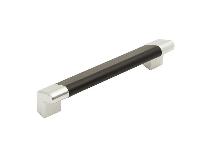 Ручка скоба мебельная С-16 96 мм Венге/Хром