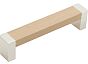 Ручка скоба мебельная С-18 96 мм Клен/Хром