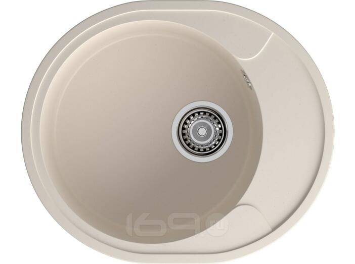 Мойка GRANFEST URBAN 857L чаша с крылом 570*480мм белый