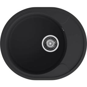 Мойка GRANFEST URBAN 857L чаша с крылом 570*480мм черный