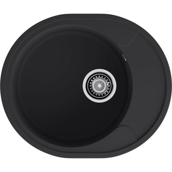 Мойка GRANFEST URBAN 857L чаша с крылом 570*480мм черный