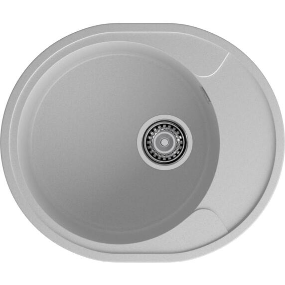 Мойка GRANFEST URBAN 857L чаша с крылом 570*480мм серый