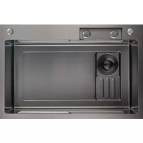 Мойка для кухни GranFest METAL 7545 PVD графит