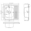 tumb 2 - Мойка Emar T6060RQ Накладная