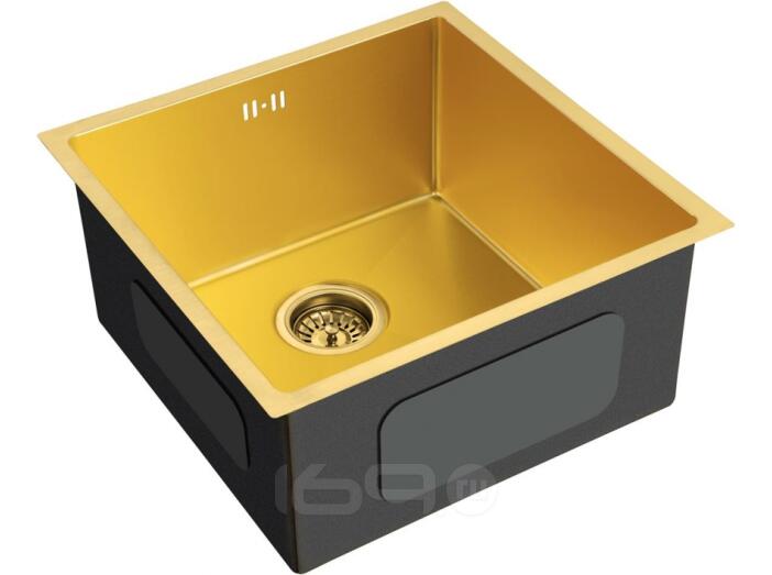 Мойка EMB-112 PVD Nano Golden универсального монтажа