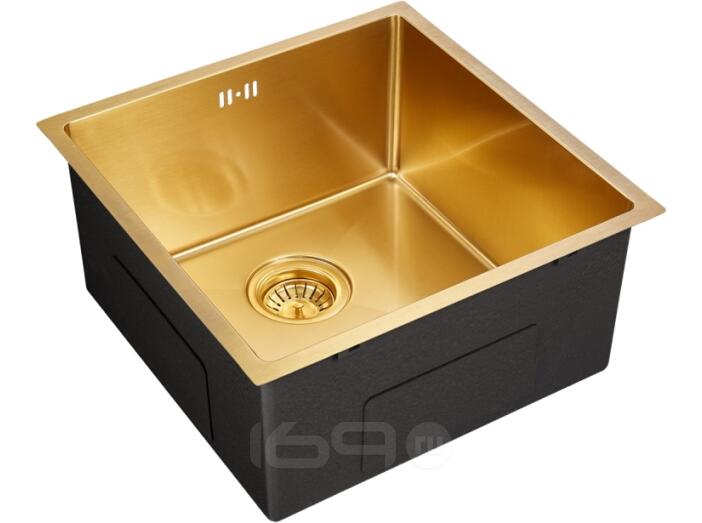 Мойка EMB-113 PVD Nano Golden универсального монтажа