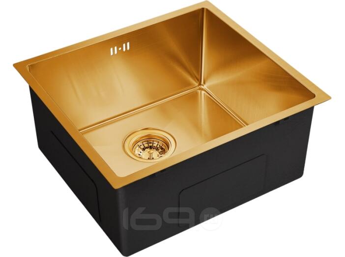Мойка EMB-114 PVD Nano Golden универсального монтажа