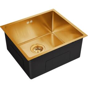 Мойка EMB-114 PVD Nano Golden универсального монтажа