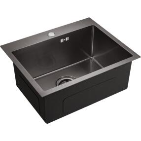 Мойка EMB-115 PVD Nano Dark универсального монтажа