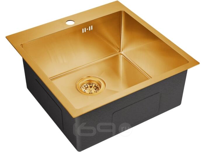 Мойка EMB-116 PVD Nano Golden универсального монтажа