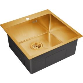 Мойка EMB-116 PVD Nano Golden универсального монтажа