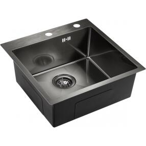 Мойка EMB-117A PVD Nano Dark универсального монтажа