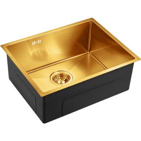 Мойка EMB-123 PVD Nano Golden универсального монтажа