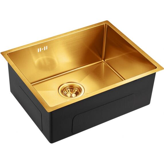 Мойка EMB-123 PVD Nano Golden универсального монтажа