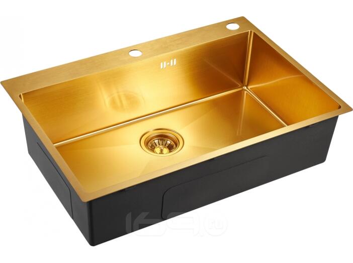 Мойка EMB-125A PVD Nano Golden универсального монтажа