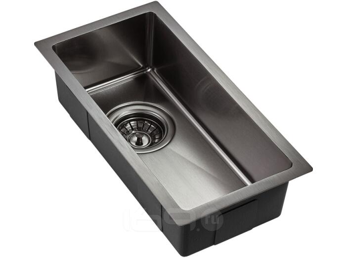 Мойка EMB-126A PVD Nano Dark универсального монтажа
