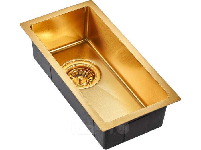Мойка EMB-126A PVD Nano Golden универсального монтажа