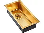 Мойка EMB-126A PVD Nano Golden универсального монтажа
