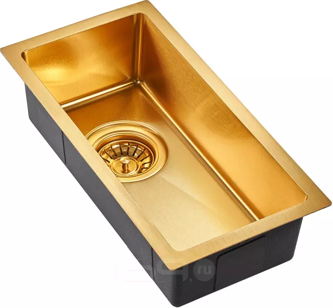 Мойка EMB-126A PVD Nano Golden универсального монтажа