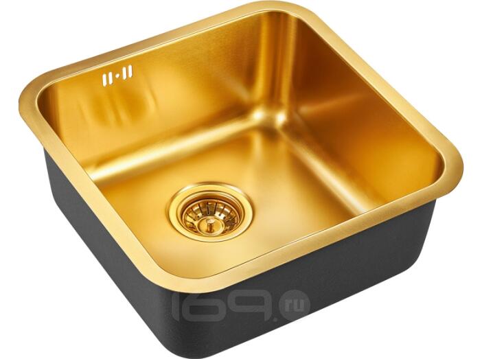 Мойка EMB-127A PVD Nano Golden универсального монтажа