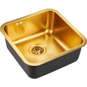 Мойка EMB-127A PVD Nano Golden универсального монтажа