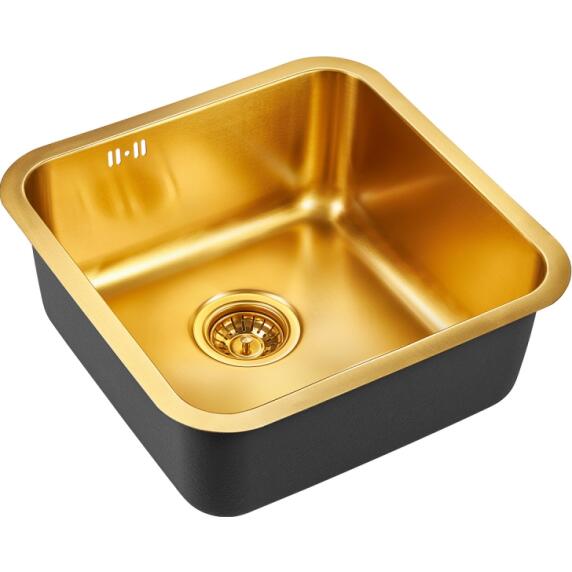 Мойка EMB-127A PVD Nano Golden универсального монтажа