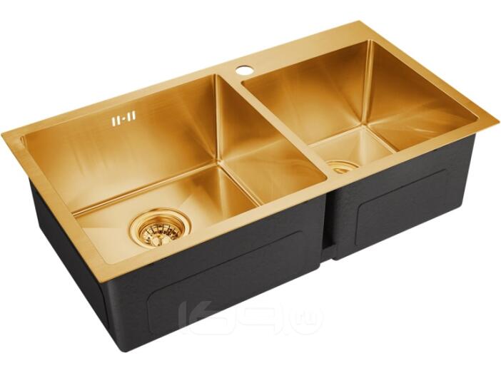 Мойка EMB-210 PVD Nano Golden универсального монтажа