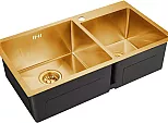 Мойка EMB-210 PVD Nano Golden универсального монтажа