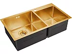 Мойка EMB-210 PVD Nano Golden универсального монтажа