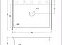 Мойка EMQ-1640.Q гранитная, Алмаз