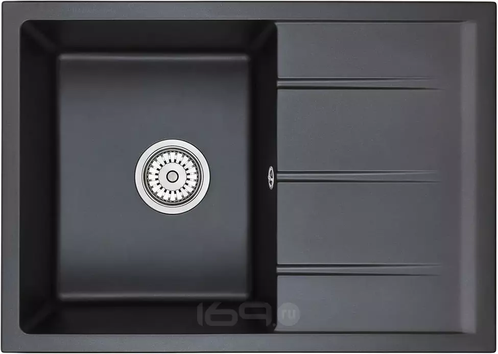 Мойка EMQ-1700.Q гранитная, Оникс