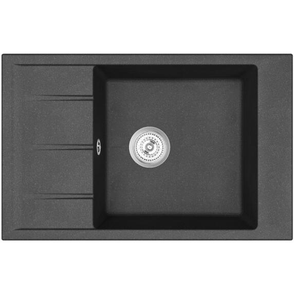 Мойка EMQ-1780.Q гранитная, Оникс