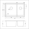 tumb 2 - Мойка EMQ-2665.PL гранитная, Алмаз