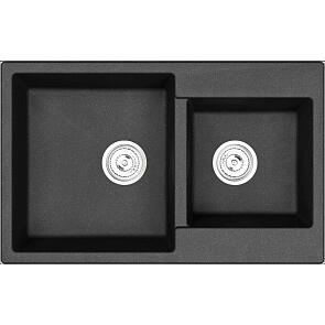 Мойка EMQ-2800.Q гранитная, Оникс