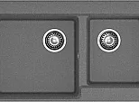 Мойка GRANFEST LEVEL 780K 2 чаши 780*500 графит