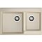 Мойка GRANFEST LEVEL 780K 2 чаши 780*500 кашемир