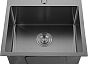 Мойка GRANFEST METAL нержавеющая сталь AISI 304 PVD графит 1 чаша 500*450*215 мм