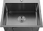 Мойка GRANFEST METAL нержавеющая сталь AISI 304 PVD графит 1 чаша 500*500*215 мм