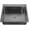 Мойка GRANFEST METAL нержавеющая сталь AISI 304 PVD графит 1 чаша 600*450*215 мм