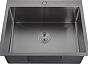 Мойка GRANFEST METAL нержавеющая сталь AISI 304 PVD графит 1 чаша 600*450*215 мм
