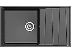 Мойка GranFest Мрамор GF-LV-860L черный