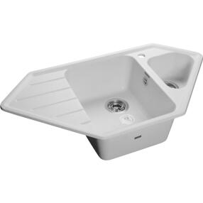 Мойка GRANFEST Мрамор угловая GF-C950E иней