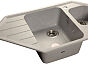 Мойка GRANFEST Мрамор угловая GF-C950E (930х485 мм) серый