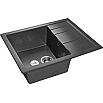 tumb 1 - Мойка GranFest Quadro 650L 1 чаша с крылом 650*500мм графит